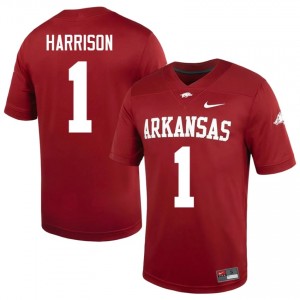 Cardinal Christian Harrison #1 Hogs Jersey | Men College Football Pro-Grade Stitched 55042099