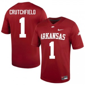 Cardinal Courtney Crutchfield #1 Razorbacks Jersey | Men Player Football Classic Stitched 86528643