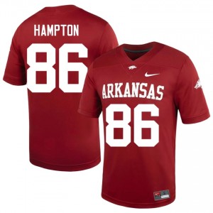 UARK Hogs Dan Hampton #86 Cardinal Jersey | Premium Stitched NCAA Football Men Apparel 86702694