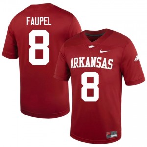Cardinal Donovan Faupel #8 Hogs Jersey | Men High School Football Limited Stitched 55682015