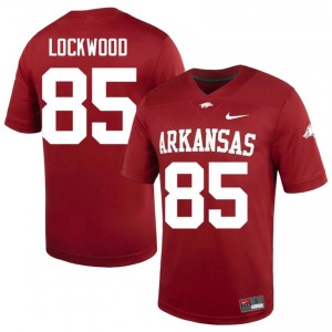 Razorbacks Ty Lockwood #85 Cardinal Jersey | Elite Stitched Player Football Men Apparel 25401536