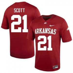 Cardinal Tyler Scott #21 Hogs Jersey | Men University Football Top-Tier Stitched 87101824