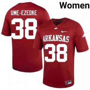 Cardinal Bradley Ume-Ezeoke #38 Hogs Jersey | Women Player Football Classic Embroidery 96456118