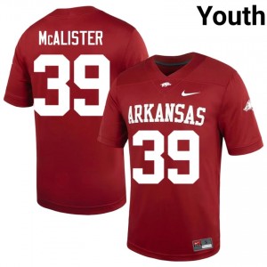Cardinal Braeden McAlister #39 Hogs Jersey | Youth Player Football Classic Swen 90713811