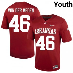 Cardinal Charlie Von Der Meden #46 Hogs Jersey | Youth University Football Top-Tier Swen 78057215