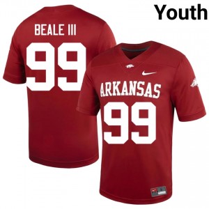 Cardinal Danny Beale III #99 Hogs Jersey | Youth NCAA Football Essential Swen 44578151