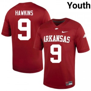 Cardinal Jamari Hawkins #9 Hogs Jersey | Youth University Football Top-Tier Swen 67328240