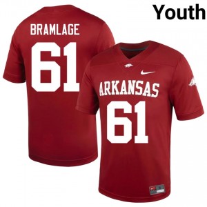 Cardinal Kaden Bramlage #61 Razorbacks Jersey | Youth Player Football Classic Swen 93919414