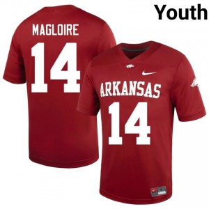 Cardinal Kyeaure Magloire #14 Hogs Jersey | Youth High School Football Limited Swen 27651655