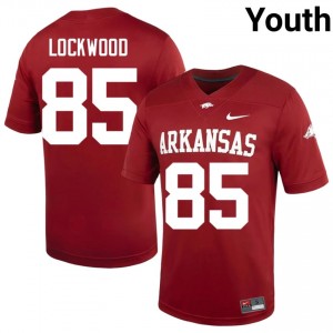 UARK Hogs Ty Lockwood #85 Cardinal Jersey | Premium Swen NCAA Football Youth Apparel 75840298